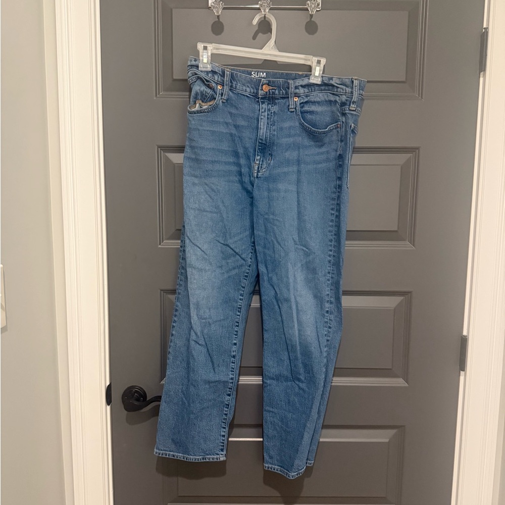 Jcrew Blue Slim Boyfriend Fit Jeans Size 30